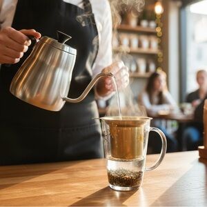 DavidsTea.  Mug and strainer